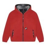 REVERSIBLE HOODED FLEECE (RED)