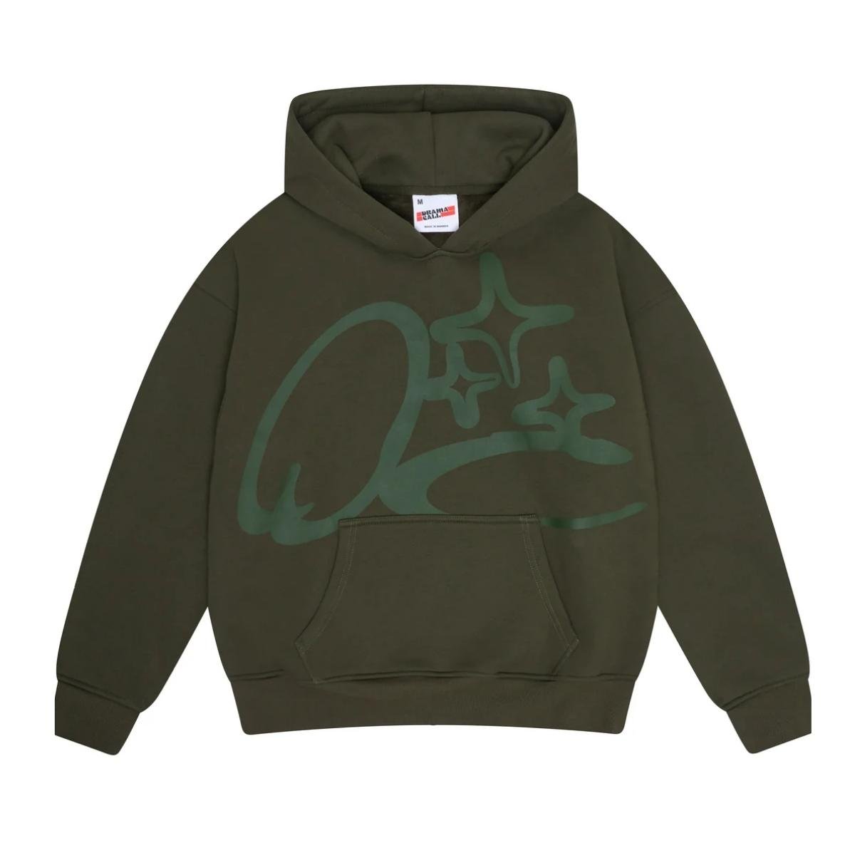 army-green-scribble-hood ARMY GREEN SCRIBBLE HOOD