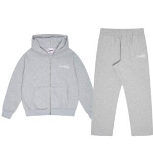 OG GREY LINE-STA ZIP UP TRACKSUIT