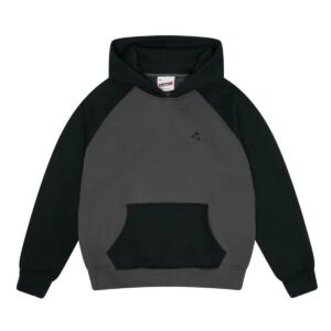 BLACK RAGLAN STA HOOD