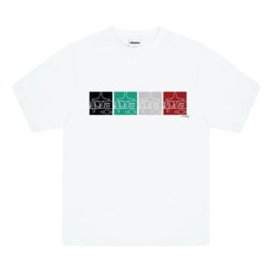 LINE STAR BOXED TEE (WHITE)