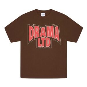 DRAMA WORLDWIDE TEE (BROWN)