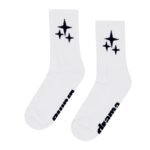 WHITE STA SOCKS